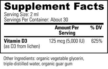 Suntrex® D3 5000 IU | Certified Organic Vitamin D3 Supplement